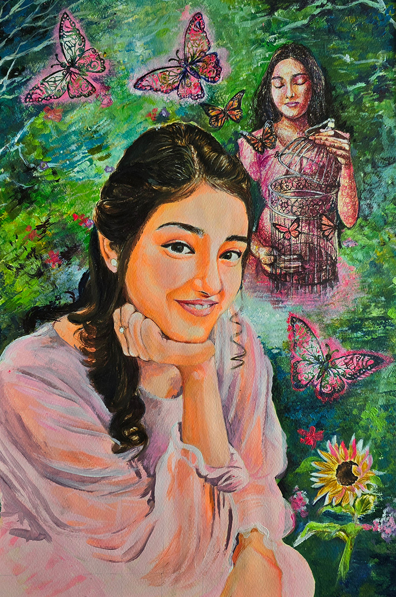 Artwork: Self Liberation by Aysal Hamid Artwork: Self Liberation by Aysal Hamid