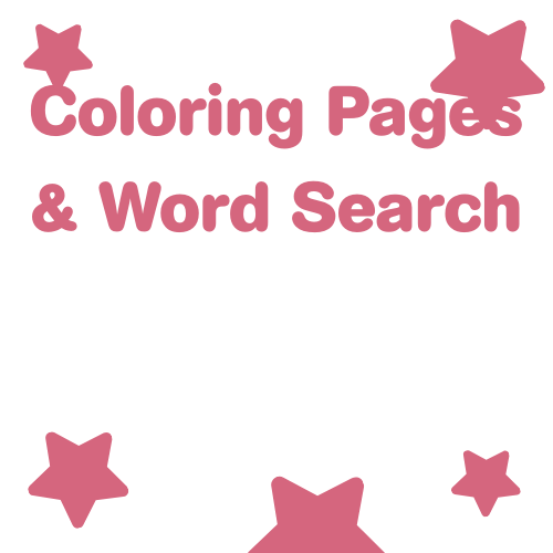 Coloring Pages & Word Search